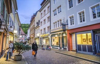 Shops, Schusterstrasse, Freiburg im Breisgau, Baden-Wuerttemberg, Germany, Europe
