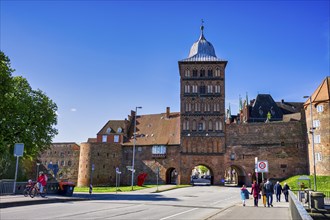 Burgtor, Hanseatic City of Luebeck, Schleswig-Holstein, Germany, Europe