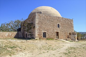 Ruins of former Sultan Ibrahim Mosque built in 1646 after Ottoman conquest of Crete on former site