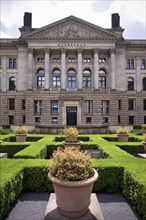Garden and building with main portal Bundesrat, Berlin, Germany, Europe