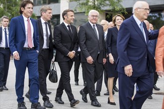 Emmanuel Macron (President of the French Republic) and Frank-Walter Steinmeier (President of the