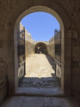 Tor tor to former wine cellar of Arkadi Monastery Site of self-sacrifice during siege of Ottoman
