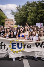 Berlin, 31.05.2024. Climate strike by Fridays For Future with over 13, 000 mostly young people in