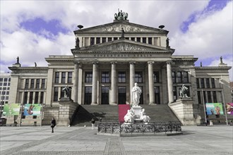 The concert hall am Gendarmenmarkt in Berlin, Germany, Europe, Majestic concert hall in Berlin with