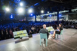 Berlin, 27.05.2024. Foreign Minister Annalena Baerbock (Buendnis90/Die Gruenen) speaks on stage