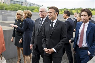 Frank-Walter Steinmeier (President of the Federal Republic of Germany) and Emmanuel Macron