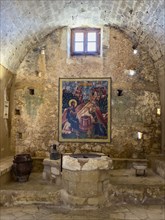 Old fountain in monastery Monastery fountain in UNESCO World Heritage Site historic orthodox