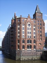 Building in the Speicherstadt, Hanseatic City of Hamburg, Germany, Europe