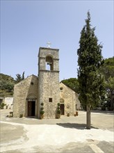 Historic two-aisled church Monastery church of the Eastern Orthodox Monastery of Ayios Antonios
