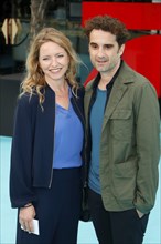 Oliver Wnuk and Diana Staehly at the Bad Boys, Ride or die Germany premiere in Berlin at the Zoo