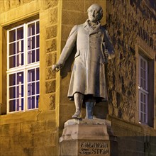 Heinrich Friedrich Karl Reichsfreiherr vom und zum Stein, statue at the town hall in Wetter (Ruhr),