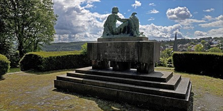 Memorial to the dead of the wars of 1866, 1870 and 1871, Volmarstein, Wetter (Ruhr), Ruhr area,