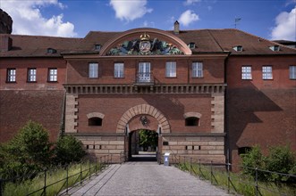 Gatehouse, main gate, Spandau Citadel, Spandau district, Berlin, Germany, Europe