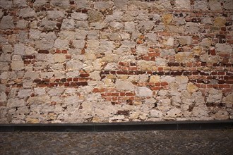 Fortress wall, Spandau Citadel, Spandau district, Berlin, Germany, Europe