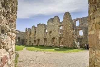 Castle ruins, Staufen im Breisgau, Baden-Wuerttemberg, Germany, Europe