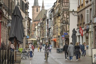 Grand'Rue, Old Town, Strasbourg, Departement Bas-Rhin, Alsace, France, Europe