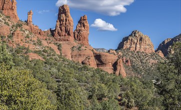 Red rock sandstone formations of Sedona, Arizona, USA, North America