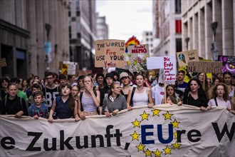 Berlin, 31.05.2024. Climate strike by Fridays For Future with over 13, 000 mostly young people in