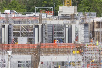 Infineon extension construction site in Dresden, Dresden, Saxony, Germany, Europe