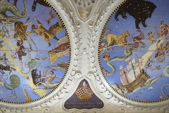 Frescoes, Benedictine Abbey of St. Paul in Lavanttal, Carinthia, Austria, Europe
