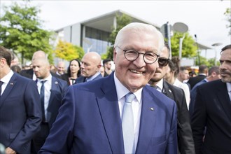 Frank-Walter Steinmeier (President of the Federal Republic of Germany) on a tour of the Citizens'