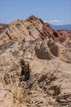 Rock formations in the Fire Canyon area at Valley of Fire State Park near Overton, Nevada, United