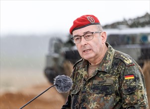 General Carsten Breuer, Inspector General of the German Armed Forces, photographed during the NATO