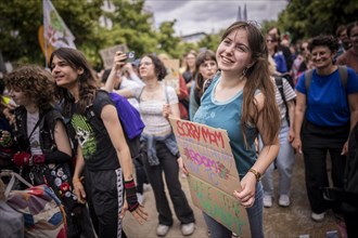 Berlin, 31.05.2024. Climate strike by Fridays For Future with over 13, 000 mostly young people in