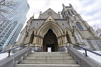 Architecture, church portal, Montreal, Province of Quebec, Canada, North America