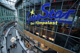 Petersbogen, casino, CineStar Der Filmpalast, cinema, logo, shopping arcade, mall, shopping centre,