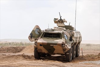 A Fuchs protected transport vehicle, photographed during the NATO Steadfast Defender large-scale