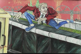Gabriel Heimler, Wall Painting, East Side Gallery, Graffiti on the Berlin Wall in the East Side