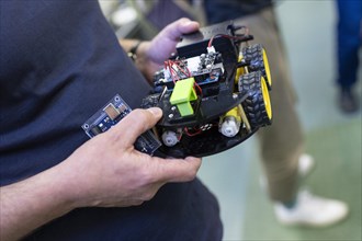 A robot, taken during a visit to the Berliner Wasserbetriebe training centre in Berlin, 29.05.2024