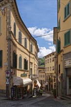 Historic old town centre of Castelnuovo di Garfagnana, Castelnuovo, Lucca, Tuscany, Italy, Southern