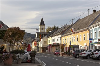 Main square Lavamuend, Carinthia, Austria, Europe