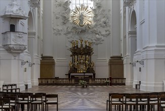 Interior view, Kollegienkirche, Salzburg, Salzburger Land, Austria, Europe