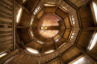 Staircase, Juliusturm, Spandau Citadel, Spandau district, Berlin, Germany, Europe