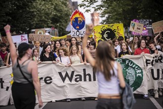 Berlin, 31.05.2024. Climate strike by Fridays For Future with over 13, 000 mostly young people in