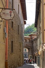 Historic old town centre of Castelnuovo di Garfagnana, Castelnuovo, Lucca, Tuscany, Italy, Southern