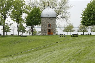 Restored Mill on Saint Bernard Island, Chateauguay, Province of Quebec, Canada, North America