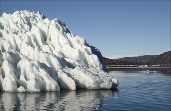 Icebergs, Bredefjord near Narsaq, Southwest Greenland