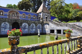 Lisbon, MAY 21: Fronteira Palace, built in 1640, it's still one of the most beautiful residences in