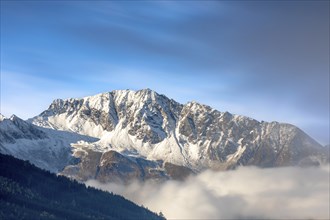 Hohe Tauern, Glockner group, near Niedernsill, Austria, in the morning light, Europe