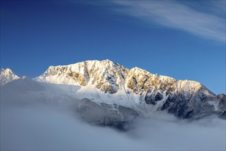 Hohe Tauern, Glockner group, near Niedernsill, Austria, in the morning light, Europe