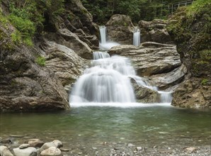 Waterfall in the Ostertaltobel, Allgäu, Germany, Europe