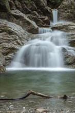 Waterfall in the Ostertaltobel, Allgäu, Germany, Europe