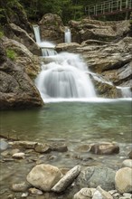 Waterfall in the Ostertaltobel, Allgäu, Germany, Europe