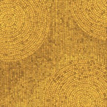 Abstract art golden mosiac tiles background, vector illustration