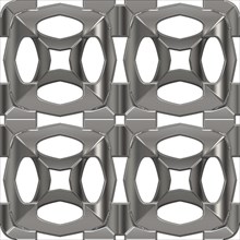 Seamless tileable metal decorative background pattern