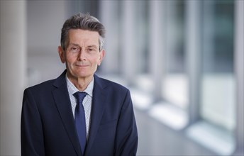 Rolf Mützenich, Chairman of the SPD parliamentary group in the Bundestag, poses for a photo in